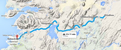 Reikjavik-triángulo de oro