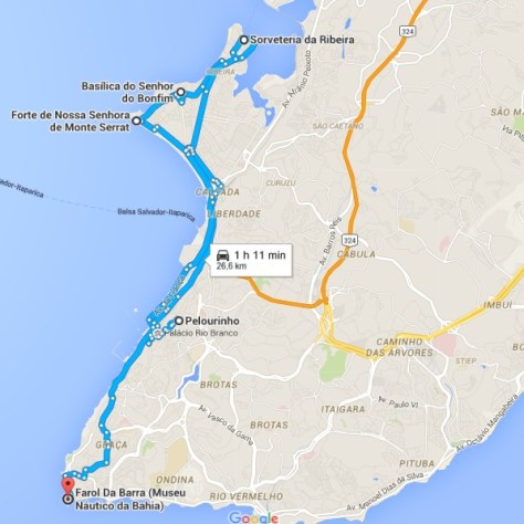 Ruta 1 salvador, TARDE