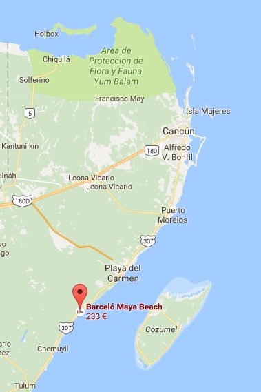 Mapa Barceló menos ampliado