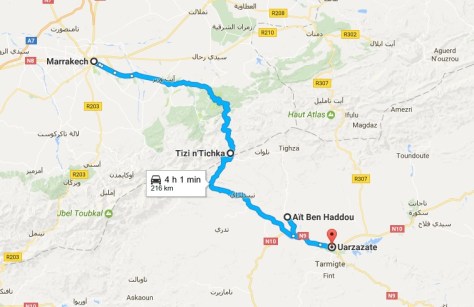 Camino Marrakech - Ouarzazate