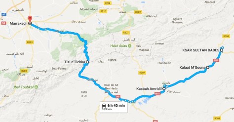 Viaje vuelta a Marrakech