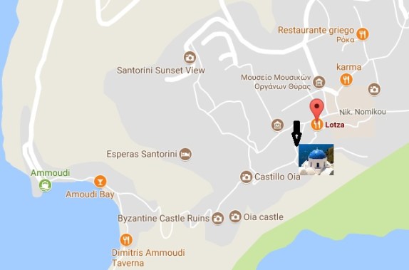 Mapa iglesia cúpulas azules