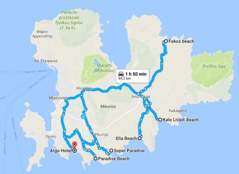 Ruta visitando playas